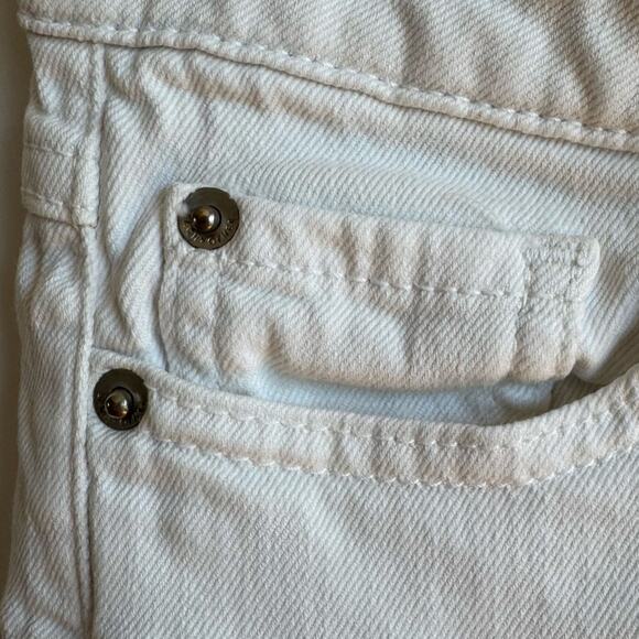 Each x Other Jeans Low Rise White Denim Size 26 Paris Designer S14G16079 - Picture 5 of 15